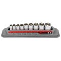 Ingersoll-Rand 9 Piece Tech Solutions Metric Non-Slip Socket Set 752039X